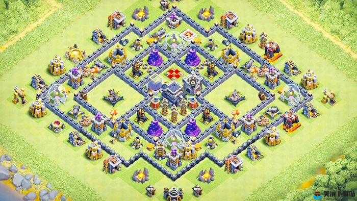 部落冲突COC9本在冠军杯也可以护黑 附阵型图和防御记录