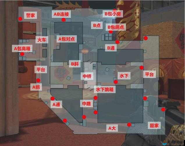 CF手游高手教程新年广场突击篇熟悉进攻路线