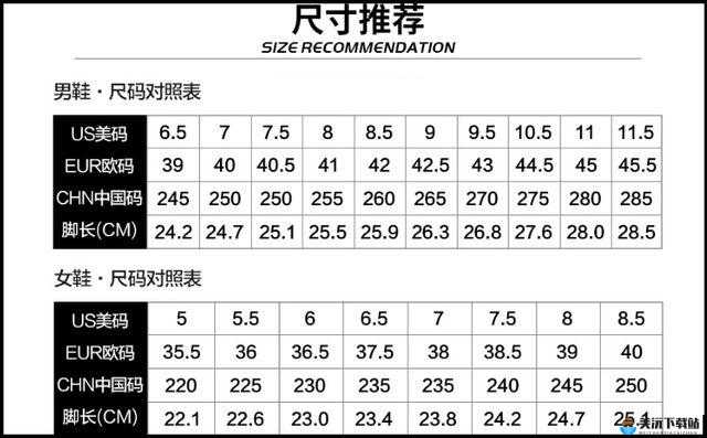 国产尺码与欧洲尺码对比：你需要知道的一切