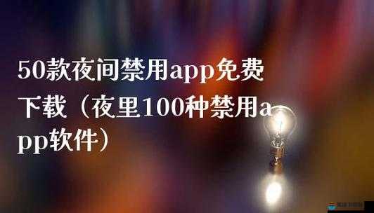 夜里禁用 APP 软件大全之使用说明