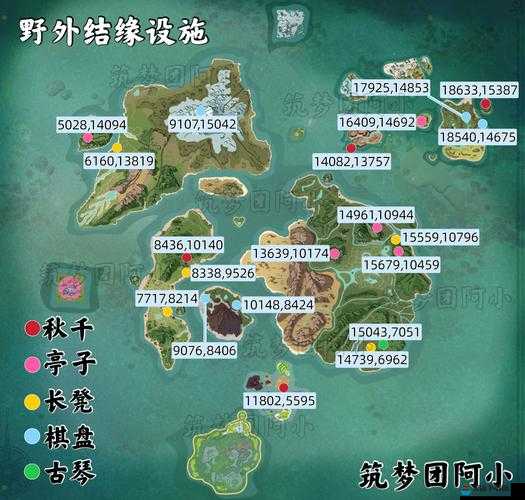 创造与魔法结缘设施位置览